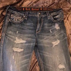 Rock Revivals Easy crop Capris